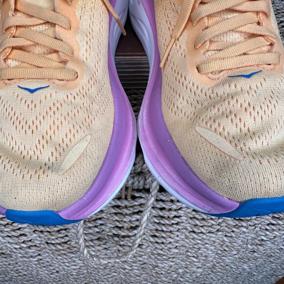 HOKA Women's Bondi 8 Sneaker Impala Cyclamen Sz 8 - Picture 16 of 16